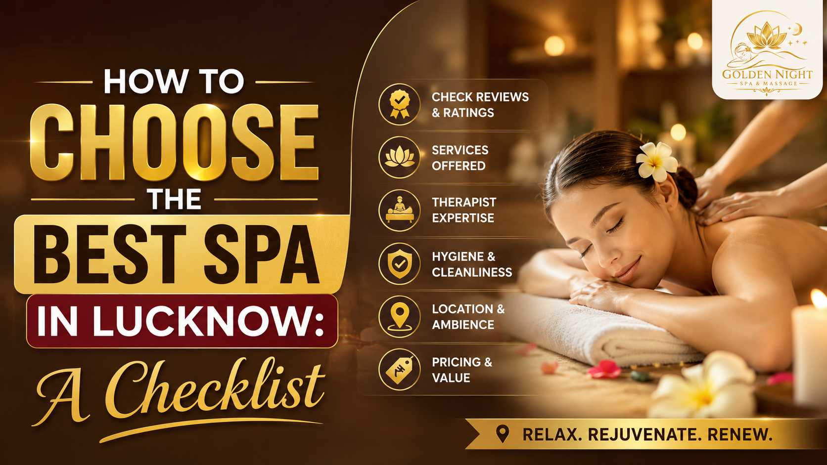 How to Choose the Best Spa in Lucknow: A Checklist